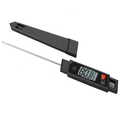 LCD Backlight Display Waterproof BBQ Meat Thermometer For Grilling