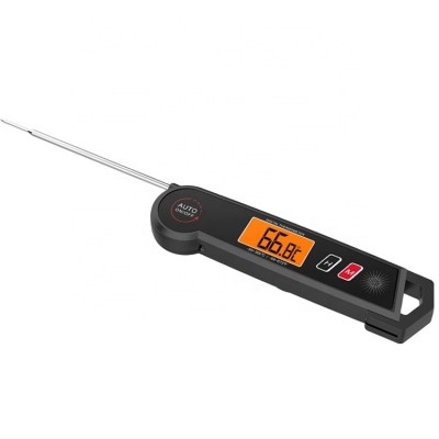 Digital Instant Read Meat Thermometer With foldable Stainless Steel Probe